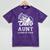Senior Cheerleader Aunt Cheer Class Of 2026 Graduation Women Mineral Wash Tshirts Mineral Purple