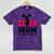 Senior Cheerleader Mom Cheer Class Of 2025 Graduation Women Mineral Wash Tshirts Mineral Purple
