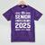 Senior Class Of 2025 Shirt High School Graduation 2025 Mineral Wash Tshirts Mineral Purple