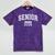 Senior Class Of 2026 Graduation Varsity Arched Letters Mineral Wash Tshirts Mineral Purple