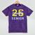 Senior Class 2026 Graduation Yellow Blue Letters Mineral Wash Tshirts Mineral Purple