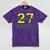 Senior Class Of 2027 Graduation Yellow And Blue On The Back Premium Tri-Blend Mineral Wash Tshirts Mineral Purple