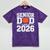 Senior Dad Class Of 2026 Cute Basketball Dad Graduation 2026 Mineral Wash Tshirts Mineral Purple