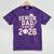 Senior Dad Class Of 2026 Graduate Baseball 2026 Graduation Mineral Wash Tshirts Mineral Purple