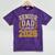 Senior Dad Class Of 2026 Purple Yellow Vintage Graduation Mineral Wash Tshirts Mineral Purple