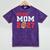 Senior Football Mom 2027 Team Class Of 2027 Graduation Mom Mineral Wash Tshirts Mineral Purple