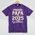 Senior Graduation Proud Papa 2025 Graduate Class Matching Mineral Wash Tshirts Mineral Purple