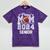 Senior Mom Class Of 2024 Football Proud Mom Graduation Mineral Wash Tshirts Mineral Purple