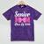 Senior Mom Class Of 2026 Pink Coquette Bow Graduation Mineral Wash Tshirts Mineral Purple