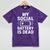 My Social Battery Is Dead Introvert Quote Mineral Wash Tshirts Mineral Purple