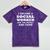 Social Worker Graduation Men Women Social Worker Mineral Wash Tshirts Mineral Purple