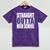 Straight Outta High School Graduation T-Shirt Mineral Wash Tshirts Mineral Purple