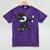 Student Graduation 2022 Panda Football Boys Girls Teenager Mineral Wash Tshirts Mineral Purple