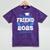 Super Proud Friend Of 2025 Graduate Senior Graduation Family Mineral Wash Tshirts Mineral Purple