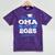 Super Proud OMA Of 2025 Graduate Senior Graduation Family Mineral Wash Tshirts Mineral Purple