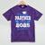 Super Proud Partner Of 2025 Graduate Graduation Family Mineral Wash Tshirts Mineral Purple