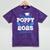 Super Proud Poppy Of 2025 Graduate Senior Graduation Family Mineral Wash Tshirts Mineral Purple