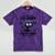 I Survived 8th Grade Graduated Cat Graduation Mineral Wash Tshirts Mineral Purple