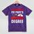 I Survived My Mom's Nursing Degree Graduation Day 2026 Mineral Wash Tshirts Mineral Purple