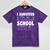 I Survived Nursing School Class Of 2025 New Nurse Graduation Mineral Wash Tshirts Mineral Purple