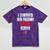 I Survived Her Passing Nursing School Graduation Mineral Wash Tshirts Mineral Purple