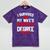 I Survived My Wife's Master's Degree Graduation Mineral Wash Tshirts Mineral Purple