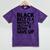 Taekwondo Belt Club Graduation Mineral Wash Tshirts Mineral Purple
