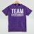 Team Overthinker Introvert Mineral Wash Tshirts Mineral Purple