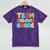 Team Second Grade Shirt 2nd Grade Back To School Graduation Mineral Wash Tshirts Mineral Purple