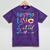 Tie Dye Happy Last Day Of School Graduation Teacher Student Mineral Wash Tshirts Mineral Purple