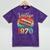 Vintage 1970 Retro Cassette Tape 70s Born Nostalgia Birthday Mineral Wash Tshirts Mineral Purple