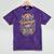 Vintage 1981 Retro Badge Nostalgia Eighties Compass Skull Mineral Wash Tshirts Mineral Purple