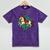 Vintage Carousel Horse Merry Go Round Nostalgia Art Premium Mineral Wash Tshirts Mineral Purple