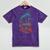 Vintage Locomotive Nostalgia Railroad Stars Mineral Wash Tshirts Mineral Purple