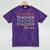 Vintage Teacher Established 2018 Graduation Men Mineral Wash Tshirts Mineral Purple