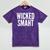 Wicked Smaht Boston Accent Graduation Tee Mineral Wash Tshirts Mineral Purple