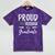 Wife's Graduation Shirt 2018 Proud Husband Of a Graduate Mineral Wash Tshirts Mineral Purple