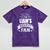 Women's Liam Personalized Name Sports Fan Birthday Graduation Mineral Wash Tshirts Mineral Purple