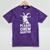 Women's Please Chew Quieter Introvert Quietness Silence Lover Mineral Wash Tshirts Mineral Purple