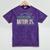 Women's Social Battery 3 Introvert Sarcasm Mineral Wash Tshirts Mineral Purple