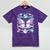 Y2K Butterfly Floppy Disk Art Digital Nostalgia Mineral Wash Tshirts Mineral Purple