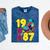 1987 Retro Raised In The 80s Old School Nostalgia Vibes Mineral Wash Tshirts Mineral Navy