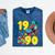 1990 Retro Raised In The 90s Old School Nostalgia Vibes Mineral Wash Tshirts Mineral Navy