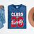 2 Sided Class Of 2026 Senior 2026 Graduation Mineral Wash Tshirts Mineral Navy