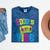 2000's Vibe Hip Hop Costume Early 2000s Party Nostalgia Mineral Wash Tshirts Mineral Navy
