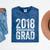 2018 Business Graduation MBA Graduate Degree Mineral Wash Tshirts Mineral Navy