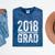 2018 Engineering Graduation Engineer Graduate Degree Mineral Wash Tshirts Mineral Navy