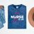2018 Nursing School Graduation New Nurse Shirt Mineral Wash Tshirts Mineral Navy