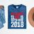 2018 Senior Graduation My Happy Class Shirt Mineral Wash Tshirts Mineral Navy