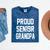 2019 Senior Grandpa SEN19R Class Graduation Party T Shirt Mineral Wash Tshirts Mineral Navy